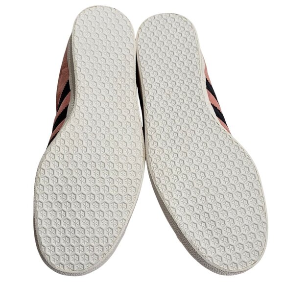 Adidas Gazelle Glow Pink Mens Sneakers Size 13 Suede Upper Black Stripes Casual - Picture 9 of 12